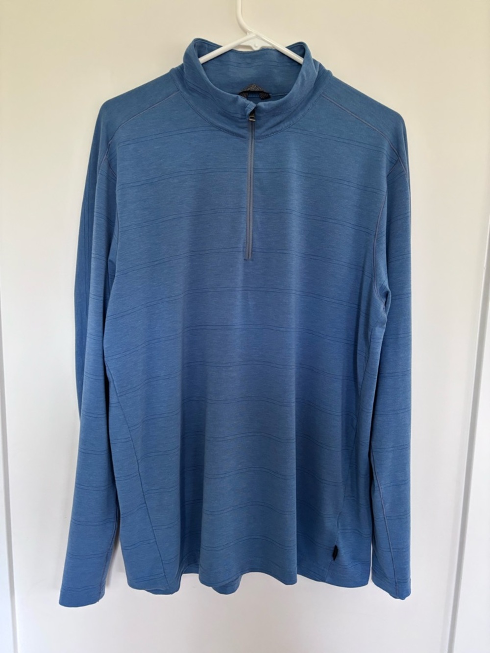 Prana Blue Half-Zip Pullover